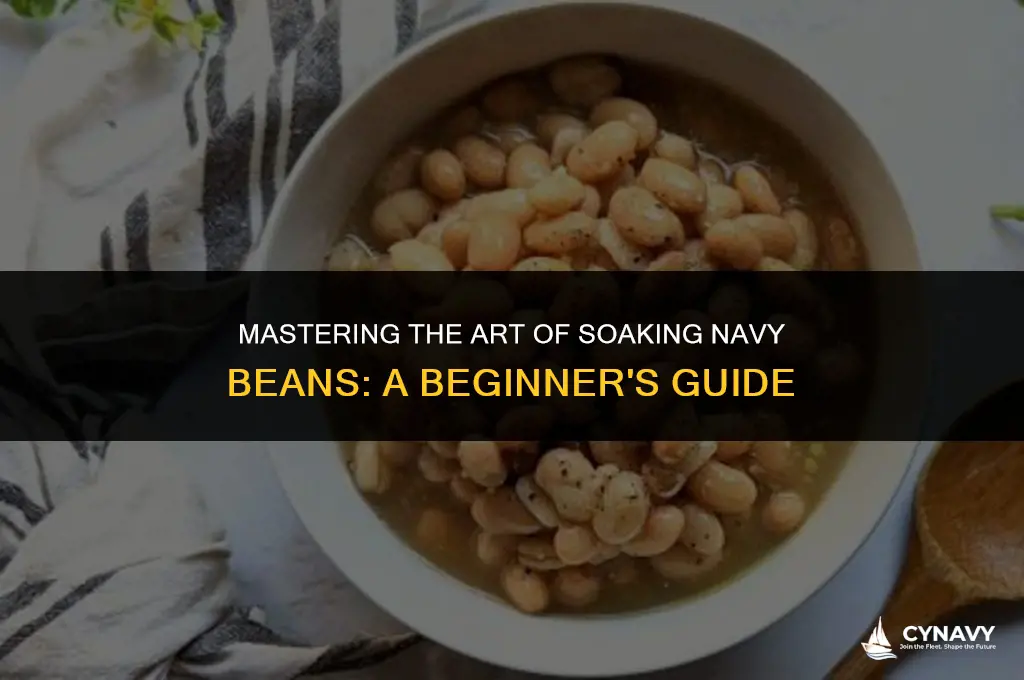 how to soak navy beans