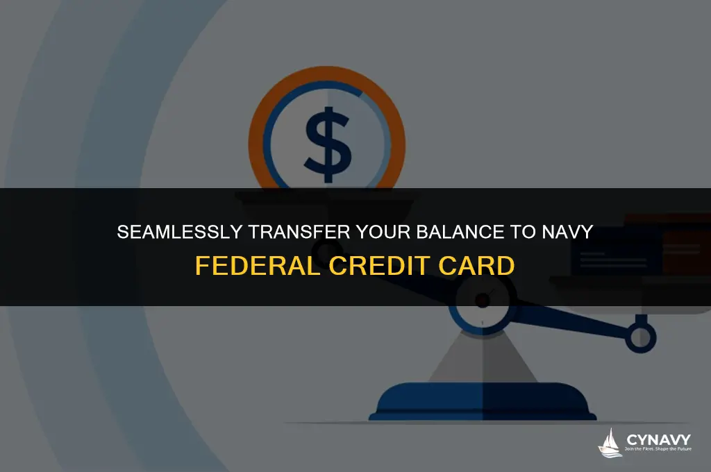 how to transfer balance to navy federal credit card