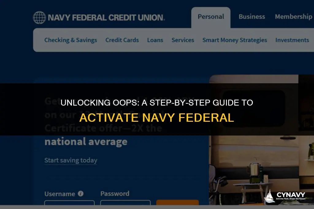 how to turn on oops navy federal