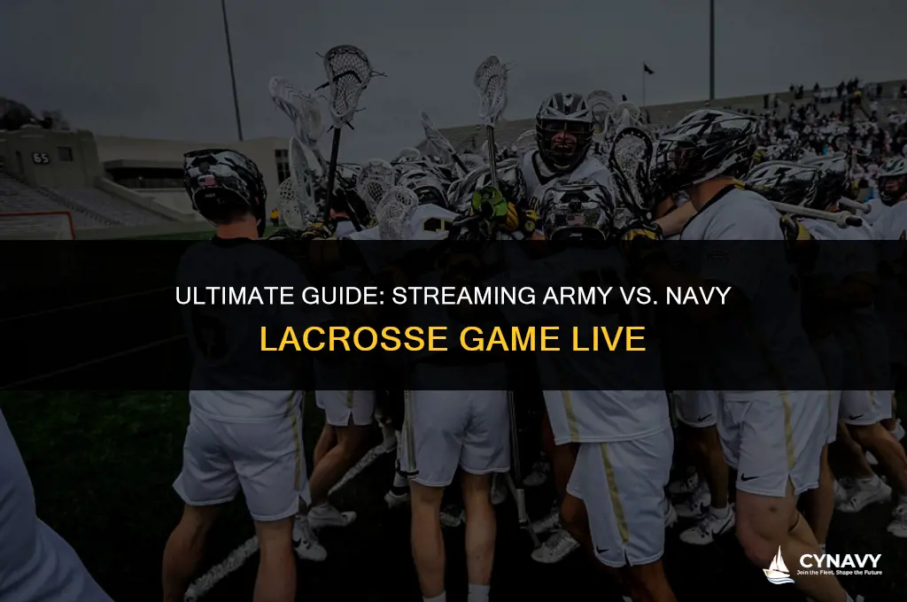 how to watch army navy lacrosse