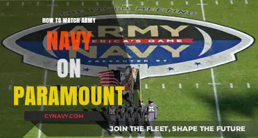 Streaming Guide: Army vs. Navy on Paramount - Don't Miss Out!