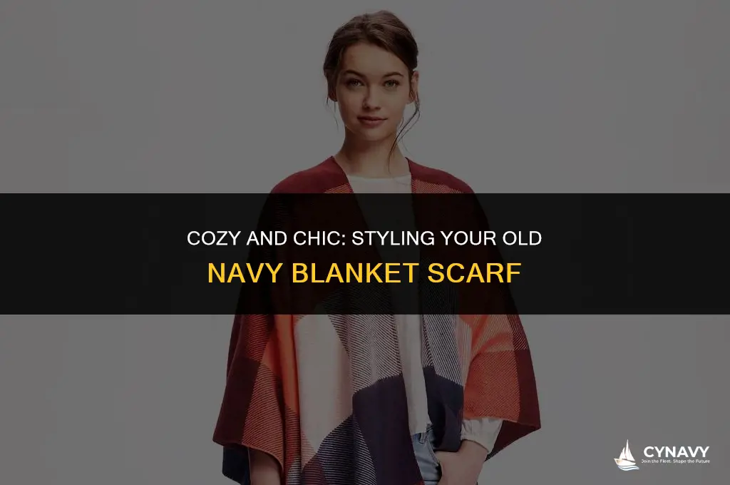 how to wear a blanket scarf from old navy