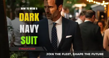 Mastering Elegance: The Art of Wearing a Dark Navy Suit