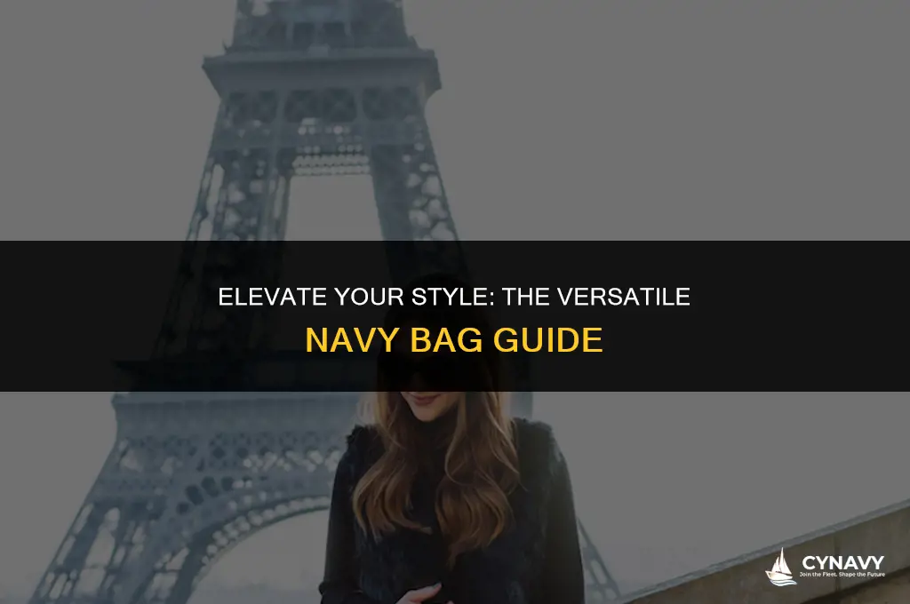 how to wear a navy bag