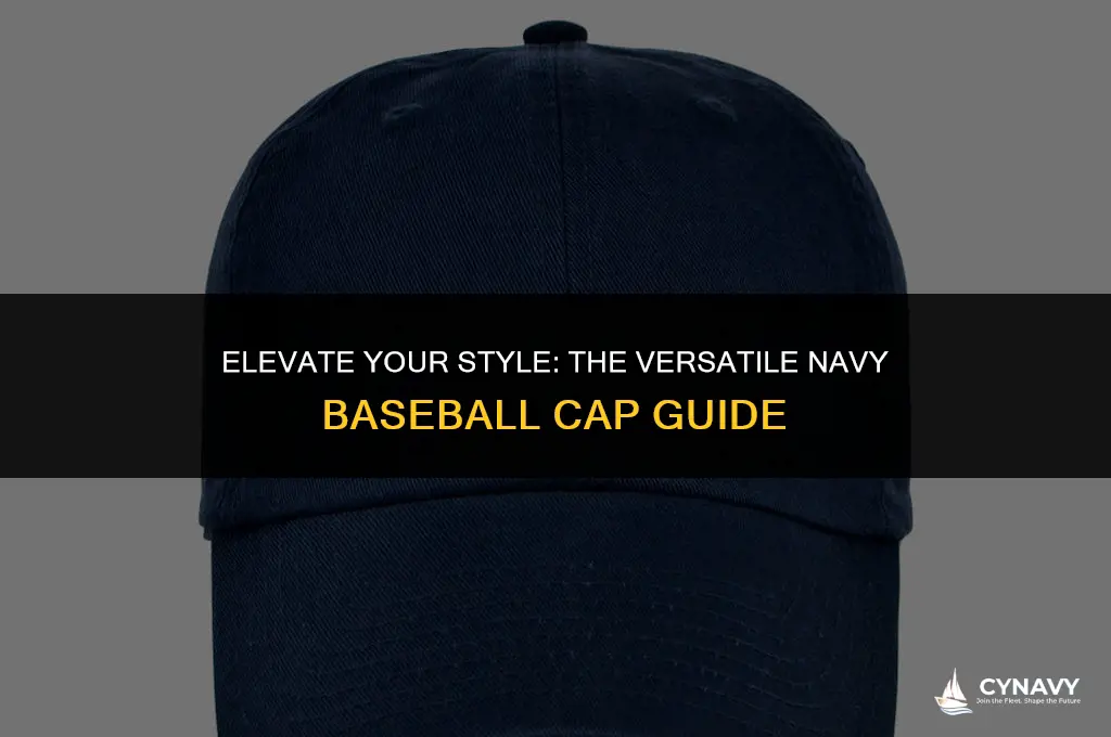 how to wear a navy baseball cap