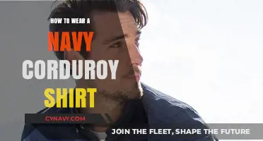 Elevate Your Style: The Versatile Navy Corduroy Shirt