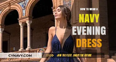 Elegance Redefined: Mastering the Navy Evening Dress Look