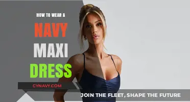 Elegance Unleashed: Styling the Perfect Navy Maxi Dress