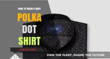 Elevate Your Style: The Versatile Navy Polka Dot Shirt