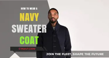 Elevate Your Style: The Versatile Navy Sweater Coat