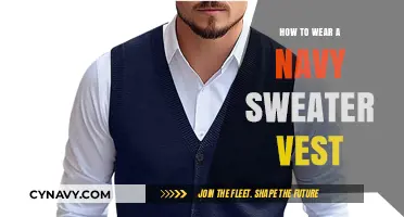 Elevate Your Style: The Versatile Navy Sweater Vest