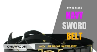 Elegance in Uniform: Mastering the Navy Sword Belt Look