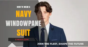Elevate Your Style: The Navy Windowpane Suit Guide
