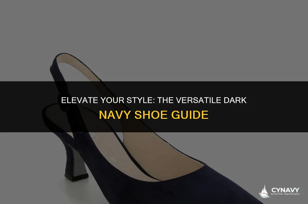 how to wear dark navy shoes