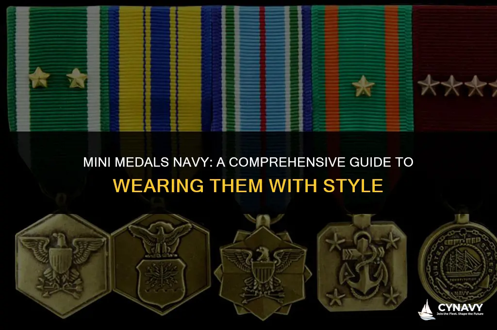 how to wear mini medals navy