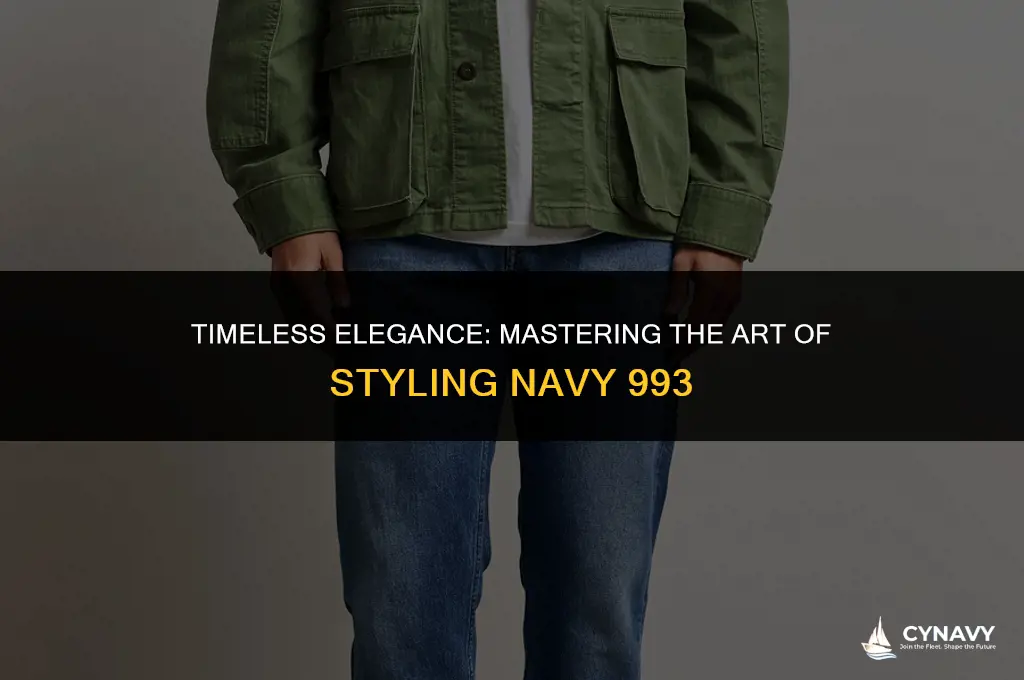 how to wear navy 993