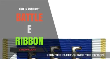 Honoring Service: A Guide to Wearing the Navy Battle 'E' Ribbon