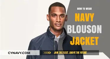 Elevate Your Style: The Versatile Navy Blouson Jacket
