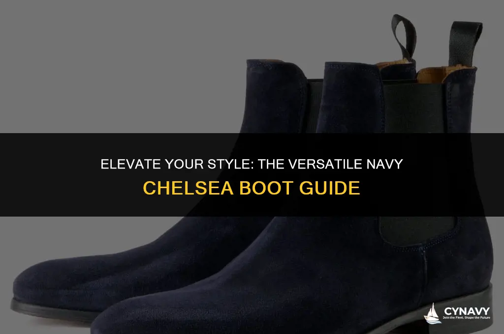 how to wear navy chelsea boots