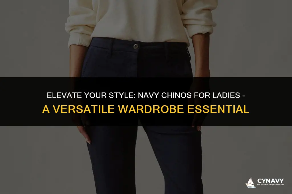 how to wear navy chinos ladies