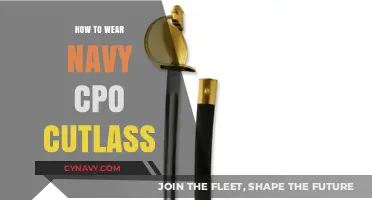 Mastering the Navy CPO Cutlass: A Guide to Proper Wear and Etiquette