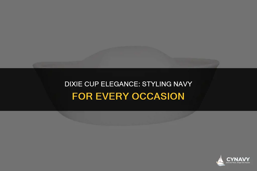 how to wear navy dixie cup