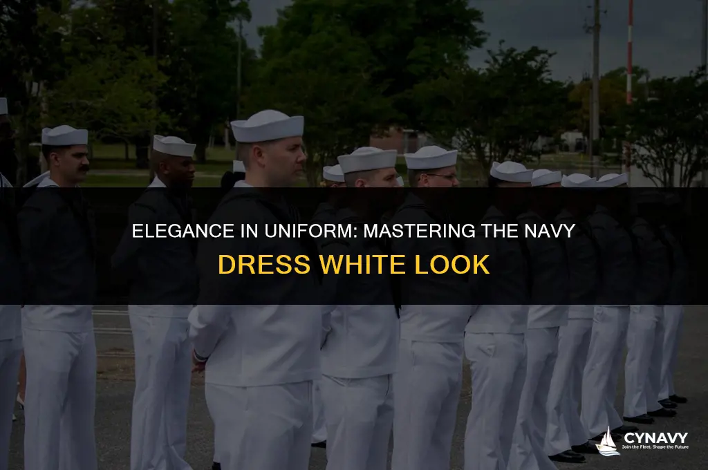 how to wear navy dress white uniform