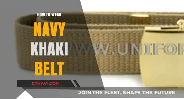 Elevate Your Style: The Perfect Guide to Wearing a Navy Khaki Belt