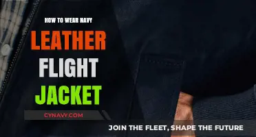 Elevate Your Style: The Navy Leather Flight Jacket Guide