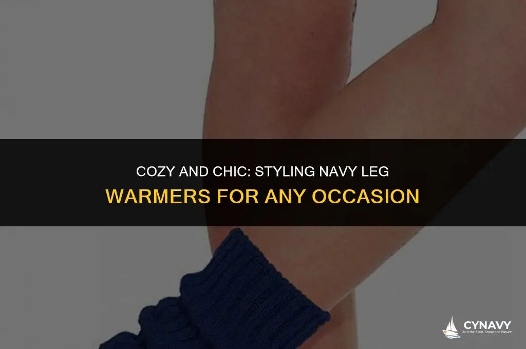 how to wear navy leg warmers