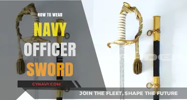 Elegance and Tradition: The Art of Wearing a Navy Officer's Sword