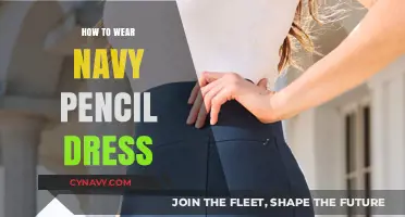 Elegance Redefined: Mastering the Navy Pencil Dress Look