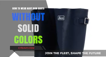 Elevate Your Style: Navy Rain Boots Beyond Solid Colors