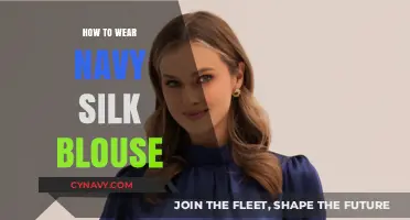Elegant Styles: Mastering the Navy Silk Blouse Look