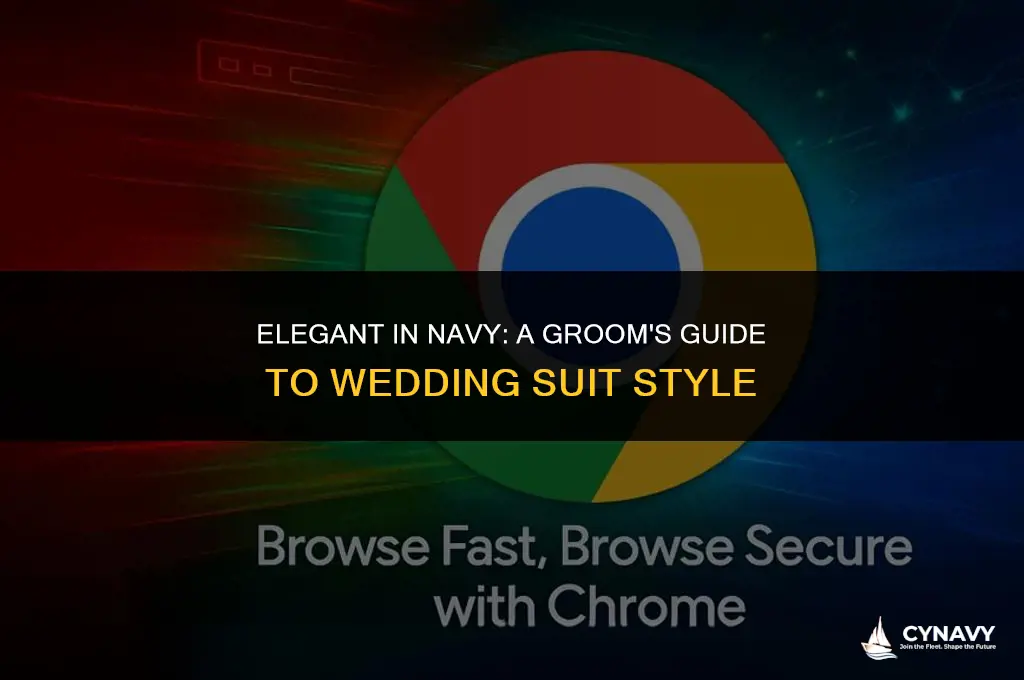 how to wear navy suit for wedding