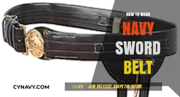 Elegance in Uniform: Mastering the Navy Sword Belt Look