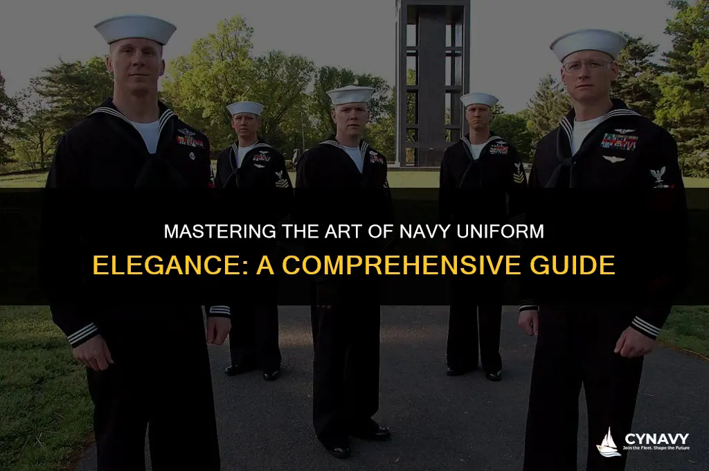 how to wear navy uniform