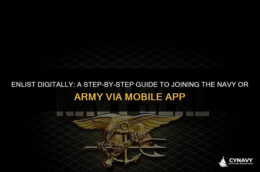 how tosign up on navy army mobile app