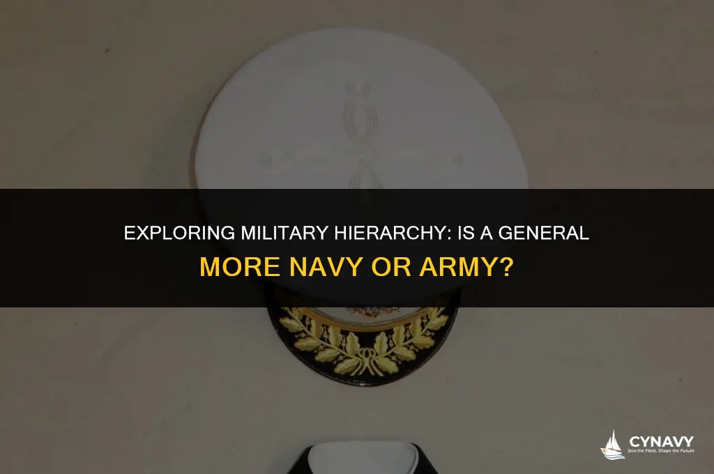 is a general more navy or army