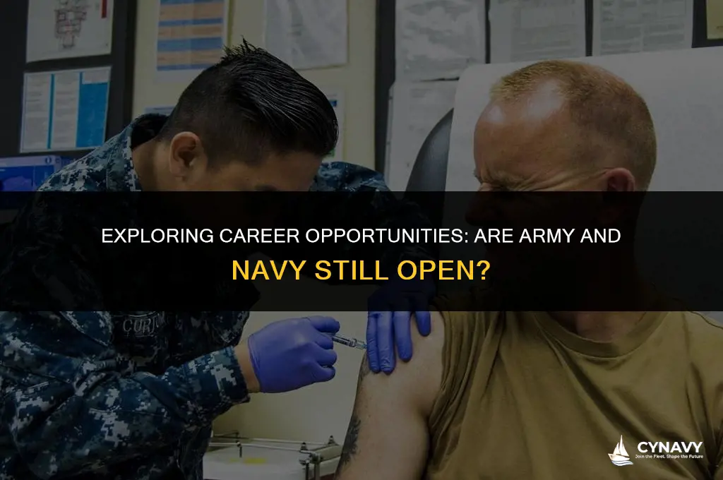 is army and navy still open
