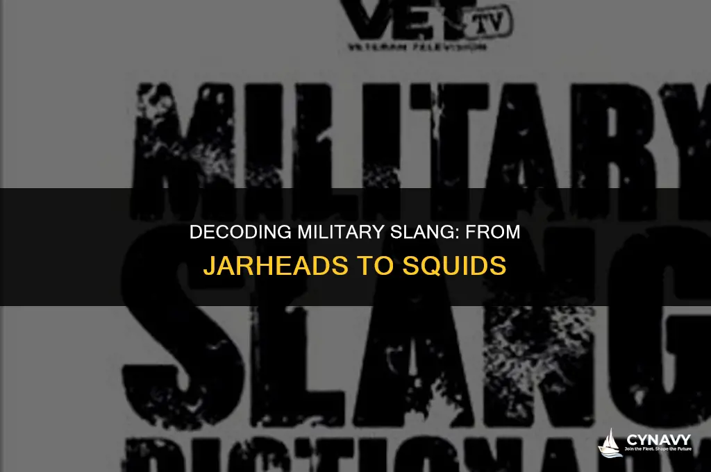 is army is jarhead navy is squids