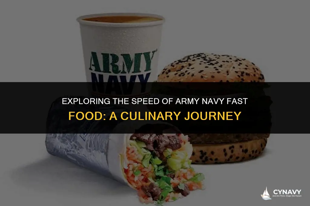 is army navy fast food