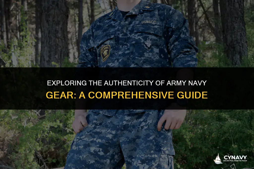 is army navy gear legit
