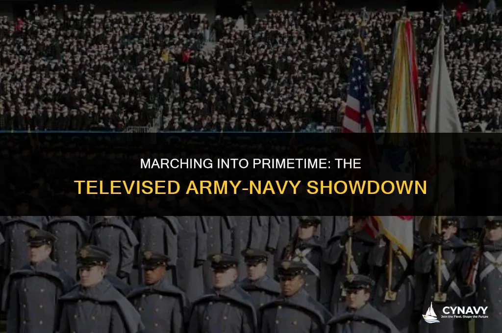 is army navy march on televised