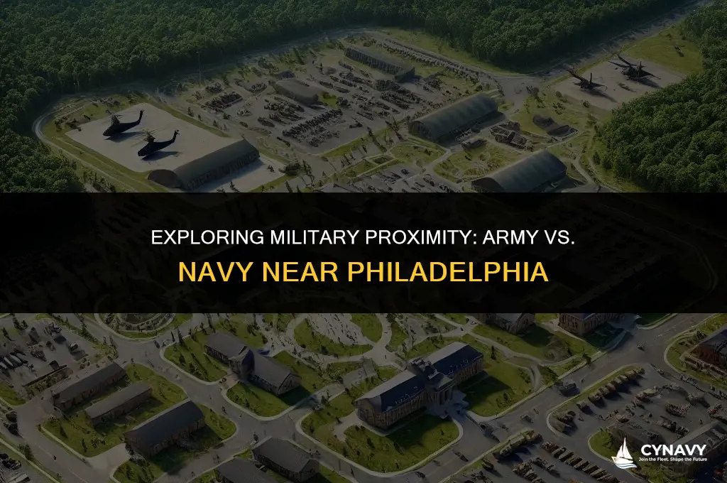 is army or navy closer to philadelphia
