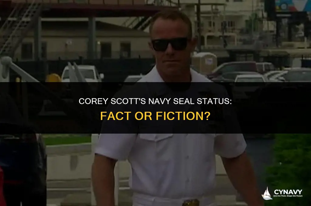 is corey scott still a navy seal