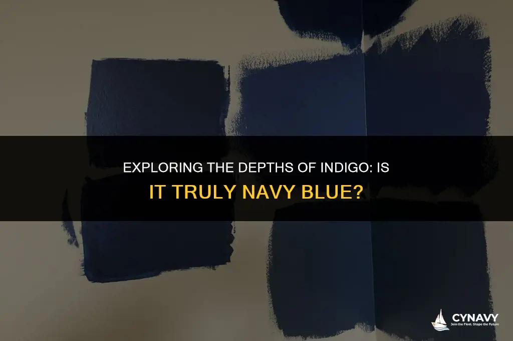 is indigo navy blue