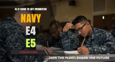Advancing in the Navy: Pros and Cons of E4 to E5 Promotion