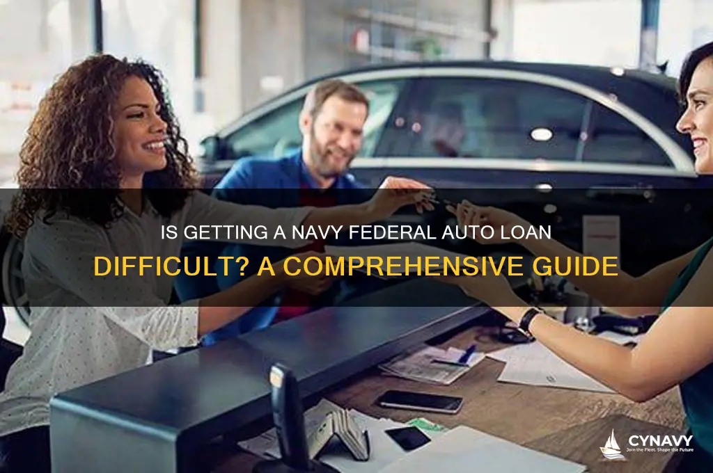 is it hard to get a navy federal auto loan