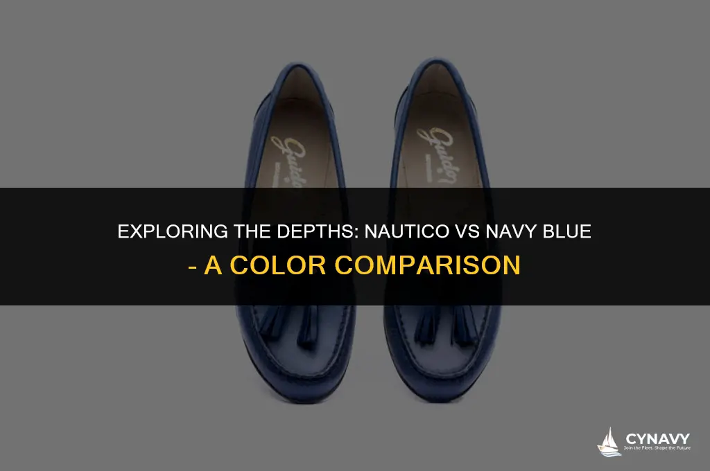 is nautico color the same as navy blue